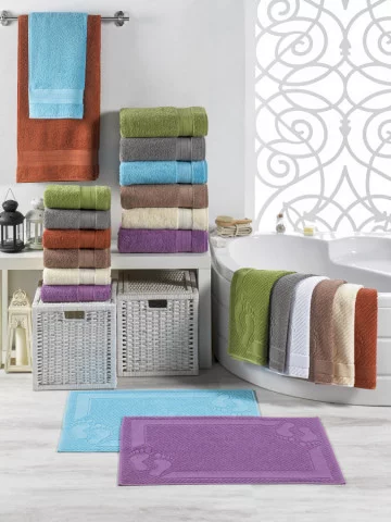Stanex Froté ručníky a osušky a koupelnové předložky MEXICO Koupelnová předložka 50x70 - MODRÁ