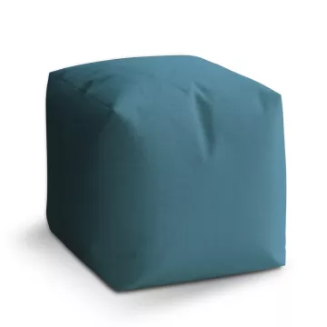 Taburet Kostka Bledě modrá: 40x40x40 cm - Sablio
