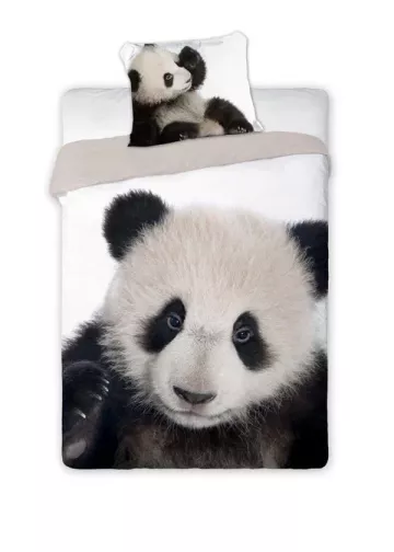 Bavlněné povlečení - Panda - 140 x 200 cm + 70 x 90 cm - Faro