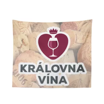 Dárková deka Královna vína: 150x120 cm - Sablio