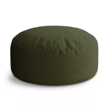 Kulatý taburet Circle Olivově zelená: 40x50 cm - Sablio