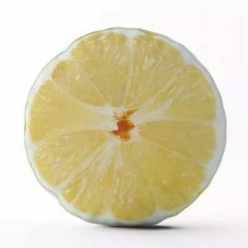 3D polštář ve tvaru Citron