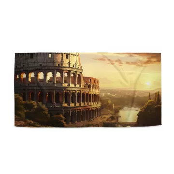 Ručník s potiskem Řím Koloseum Historic - Sablio