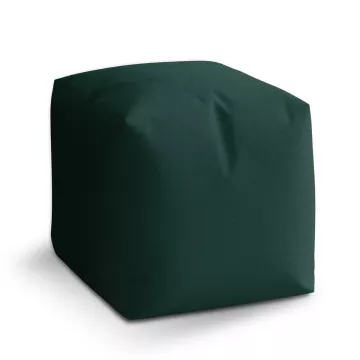 Taburet Kostka Lesní zelená 2: 40x40x40 cm - Sablio
