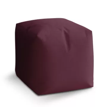 Taburet Kostka Červeno fialová: 40x40x40 cm - Sablio