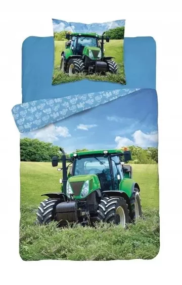 Povlečení - Traktor - svítící - bavlna - 140 x 200 cm - 70 x 80 cm - Detexpol