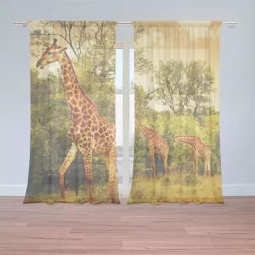 Záclony Žirafy: 2 ks - 150x250 cm - Sablio