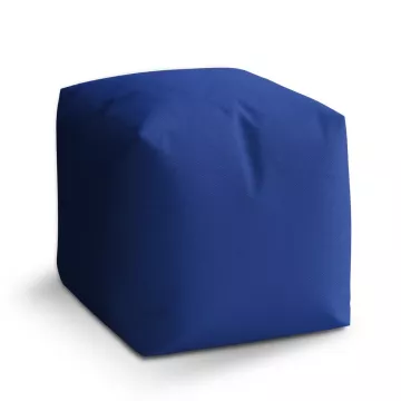 Taburet Kostka Královská modrá 2: 40x40x40 cm - Sablio