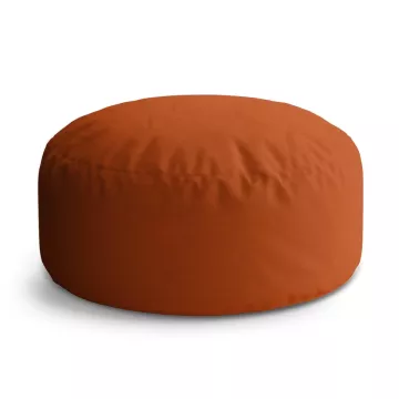 Kulatý taburet Circle Cihlově oranžová: 40x50 cm - Sablio