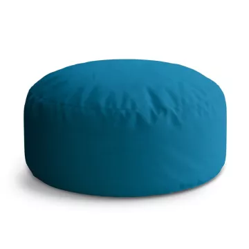 Kulatý taburet Circle Safírově modrá: 40x50 cm - Sablio