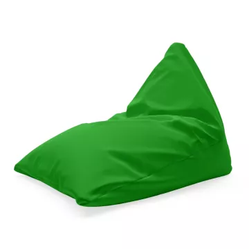 Sedací vak Triangl Irská zelená: 120 x 100 x 100 cm - Sablio