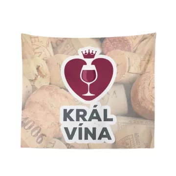 Dárková deka Král vína: 150x120 cm - Sablio