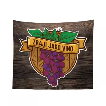 Dárková deka Zraji jako víno: 150x120 cm - Sablio